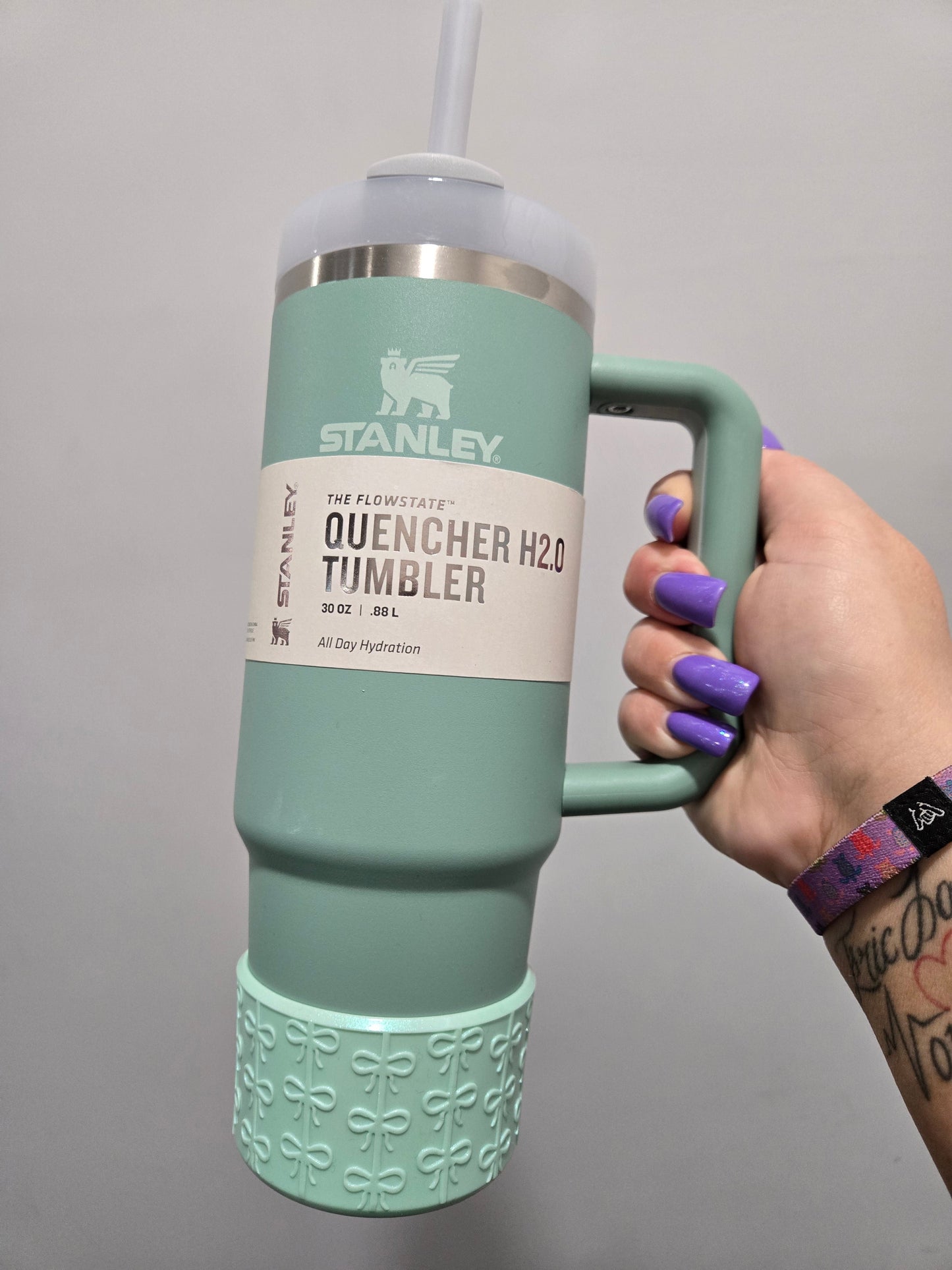 SeafoamShimmer Coquette Boot Bumper Sleeve