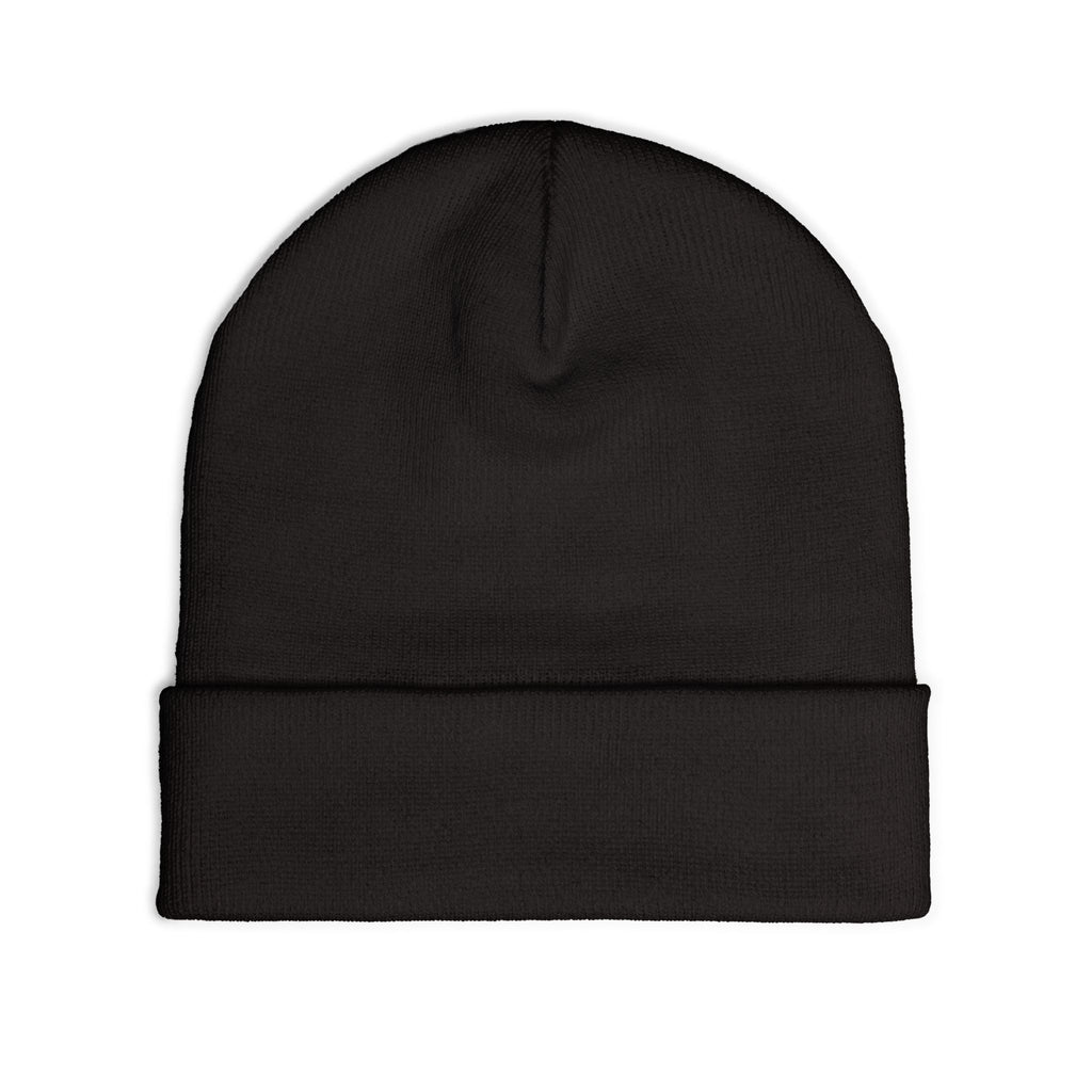 Embroidered 'ARK Est. 2019' Knit Beanie — Cozy Winter