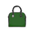 Gold Drip Rose Shoulder Handbag – Green Vegan Leather Purse