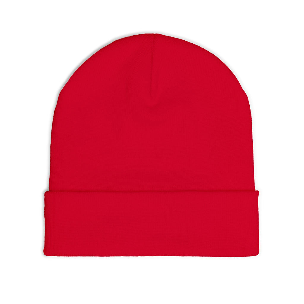 Embroidered 'ARK Est. 2019' Knit Beanie — Cozy Winter