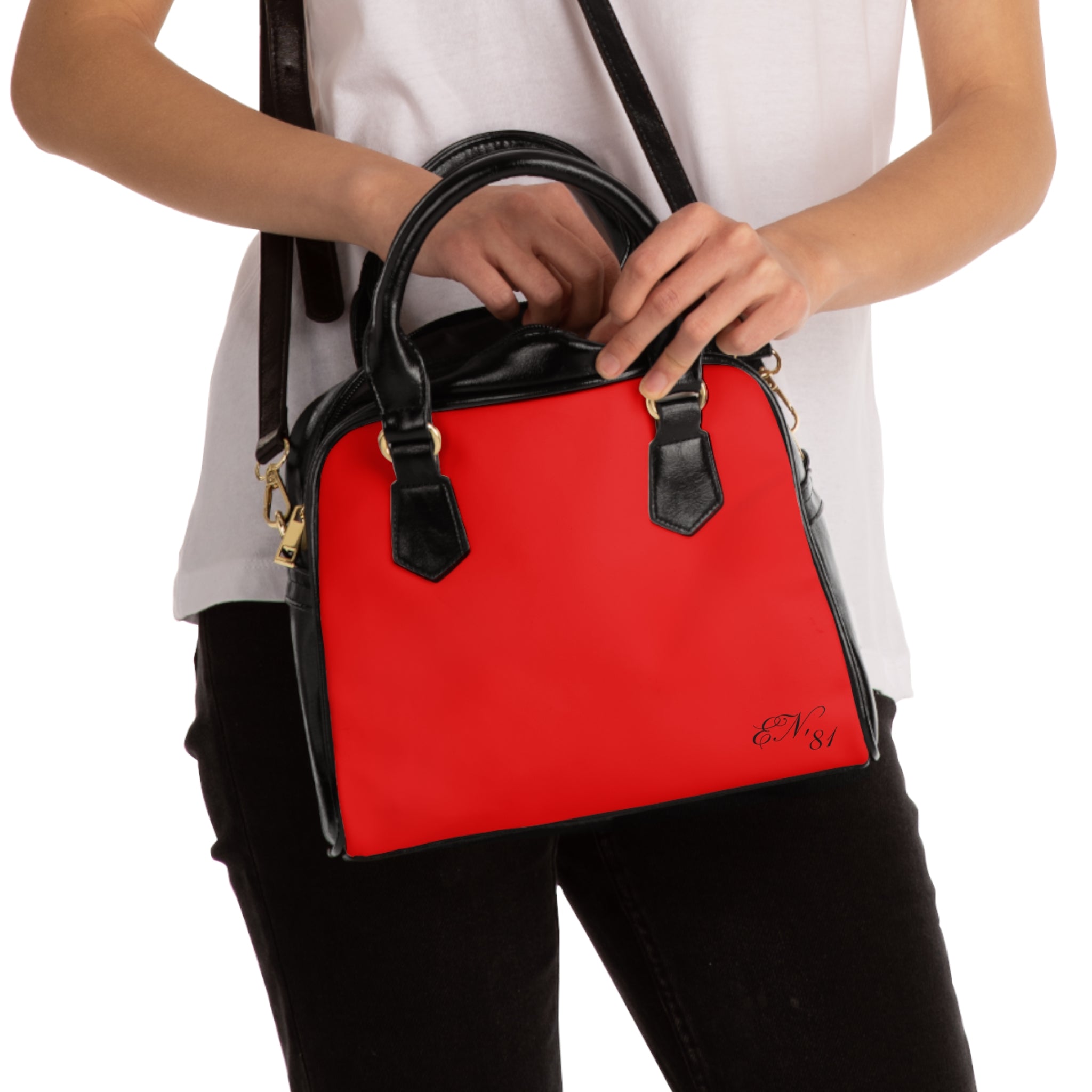 Red Shoulder Handbag