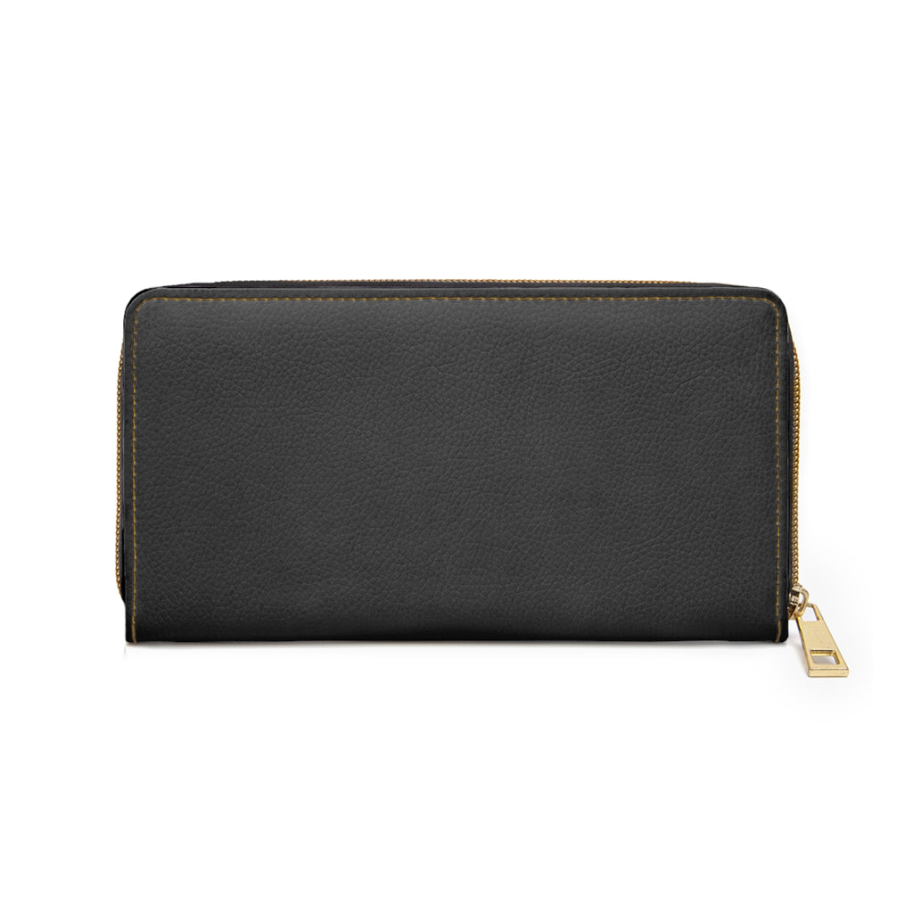 Faith Over Fear Zipper Wallet – Gold Drip Inspirational Wallet