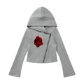 Women's Bell Sleeve Full Zip Hoodie