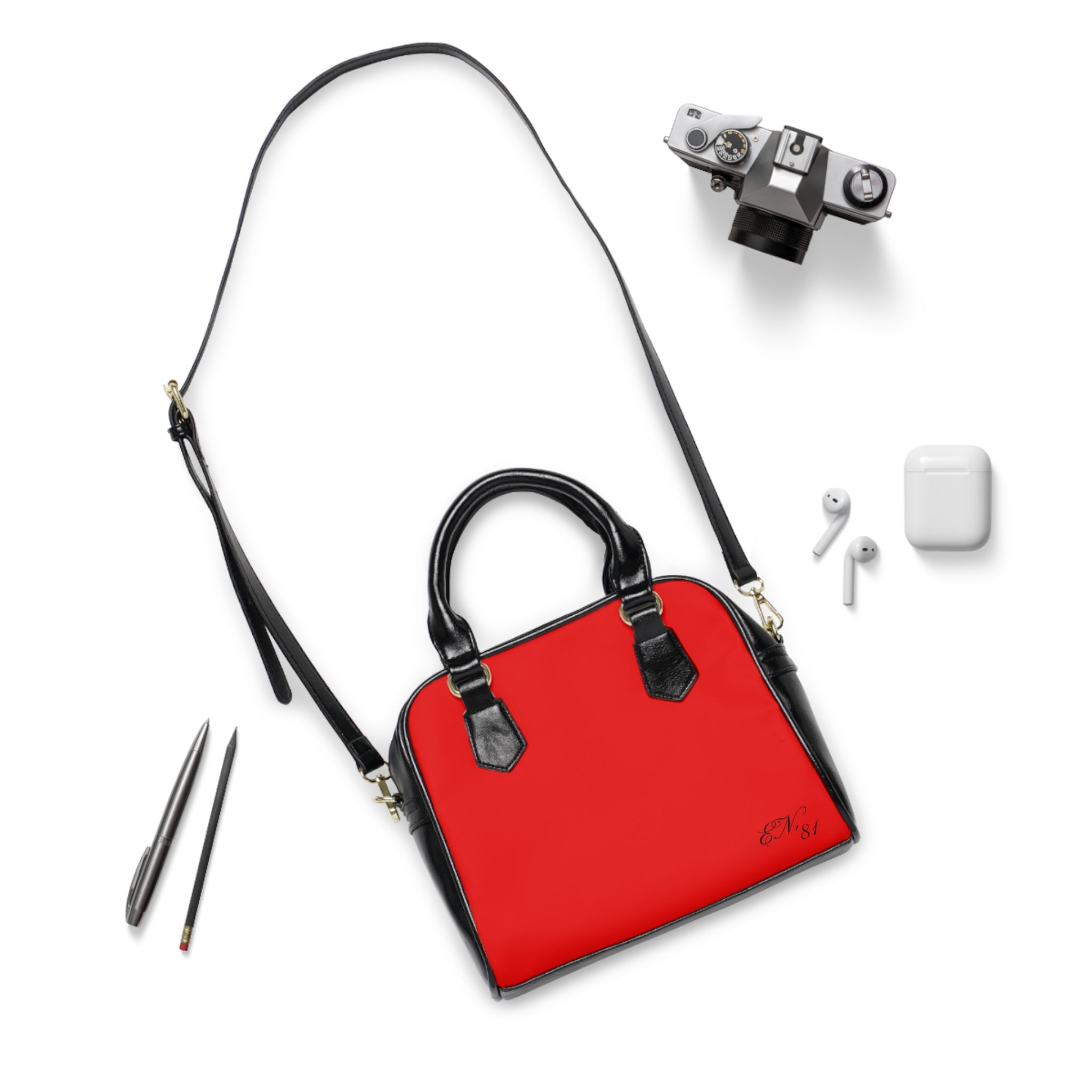 Red Shoulder Handbag