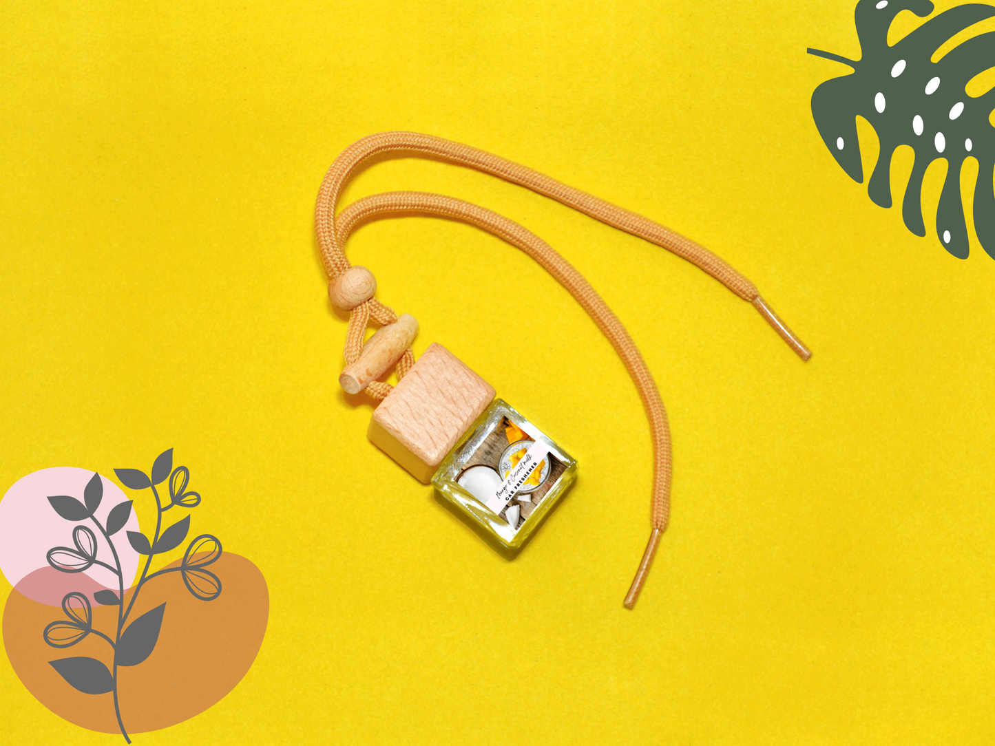 Floral & Feminine Hanging Car Freshener Collection – Elegant Blossoms & Soft Petals