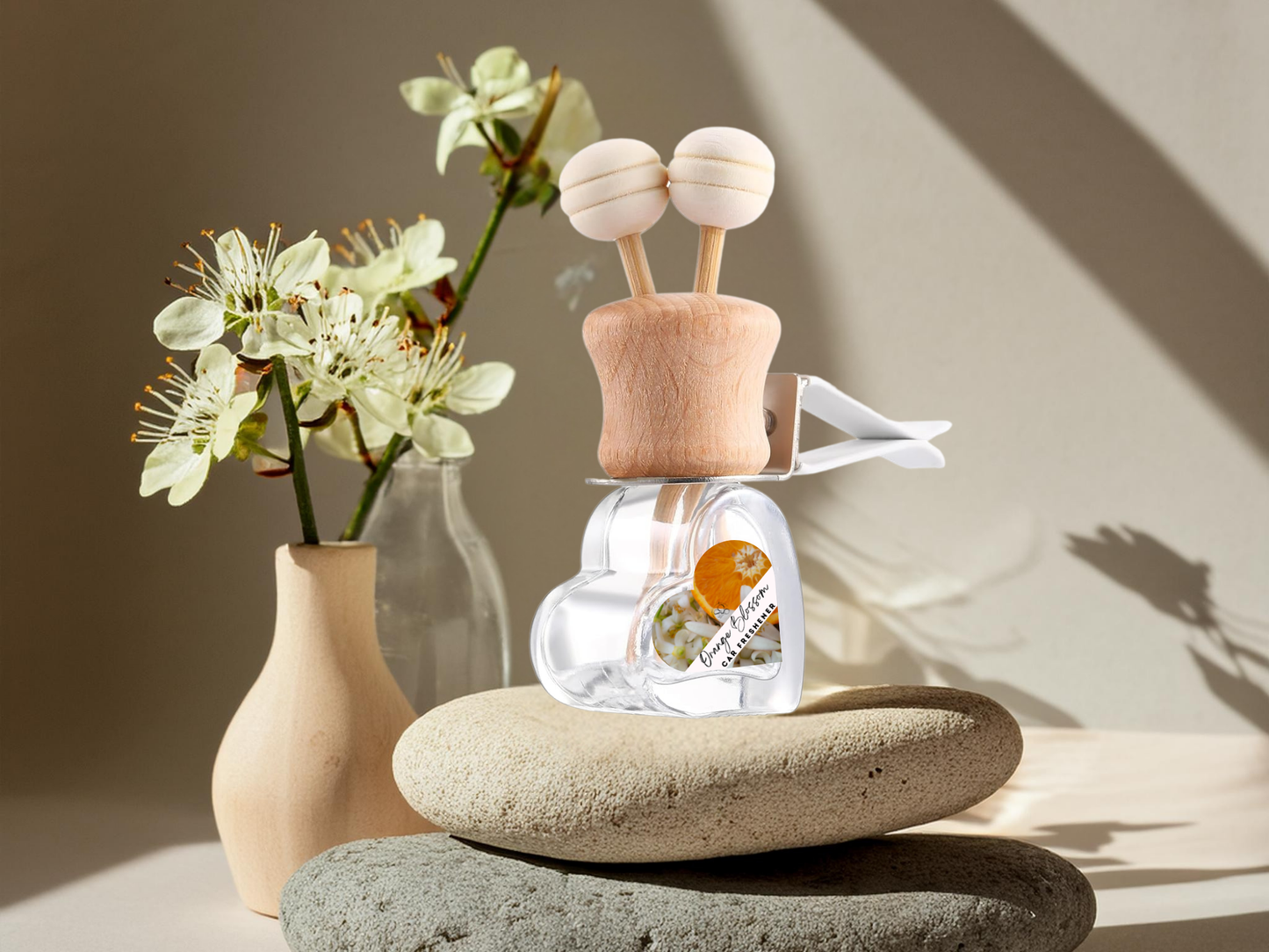 Floral & Feminine Vent Car Diffuser Collection – Elegant Blossoms & Soft Petals