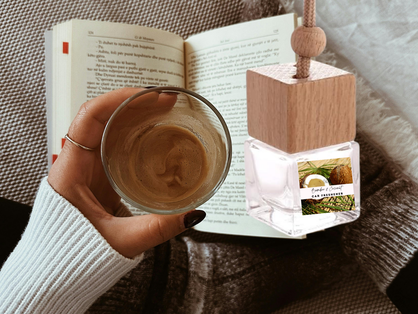 Floral & Feminine Hanging Car Freshener Collection – Elegant Blossoms & Soft Petals