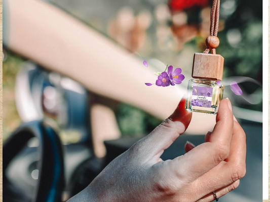 Floral & Feminine Hanging Car Freshener Collection – Elegant Blossoms & Soft Petals