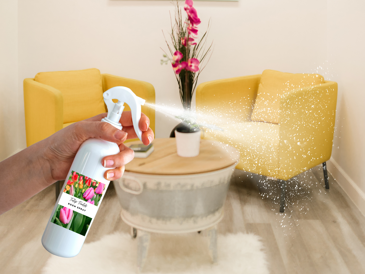 Floral & Feminine Room and Linen Spray Collection – Soft, Romantic Botanicals