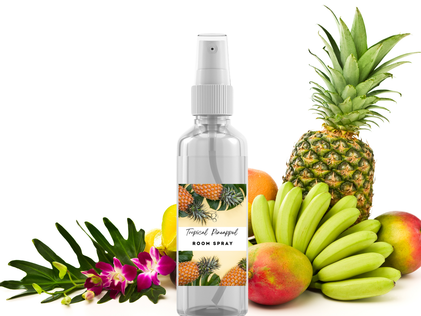 Fruity & Juicy Room Spray Collection – Handcrafted Room & Linen Sprays with Lively Scents of Strawberry, Peach, Pineapple, Black Cherry & Mango
