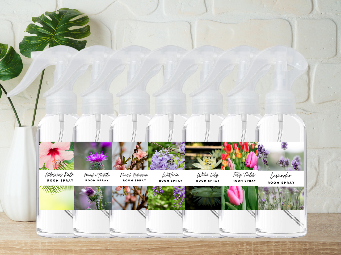 Floral & Feminine Room and Linen Spray Collection – Soft, Romantic Botanicals