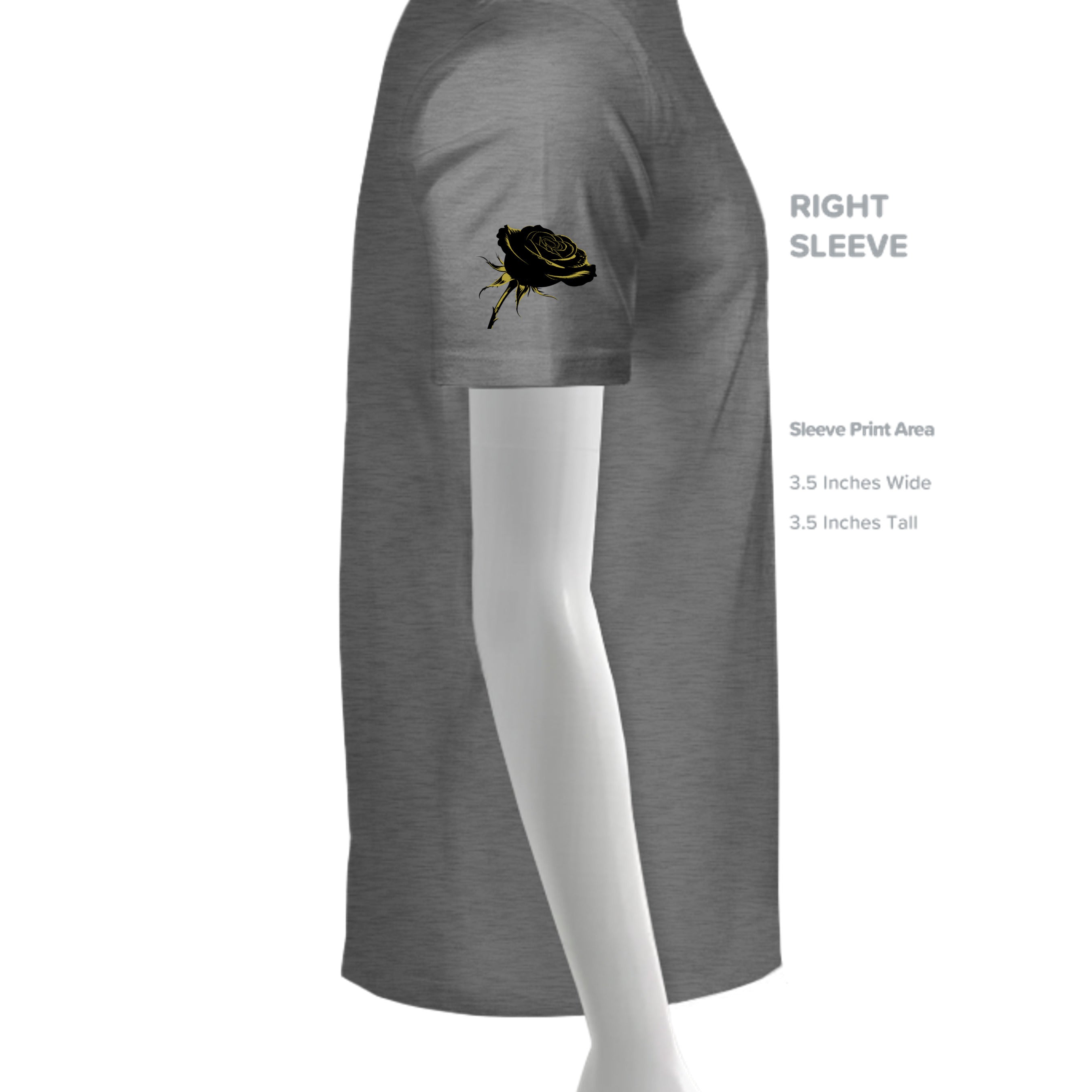 GRAPHITE HEATHER - G500 - SLEEVE_RIGHT
