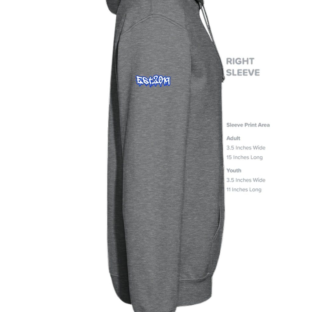 Fan Charcoal Heather - G185 - SLEEVE_RIGHT