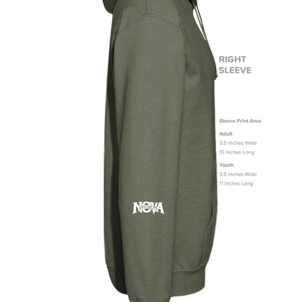 MILITARY GREEN - B7502 - SLEEVE_RIGHT