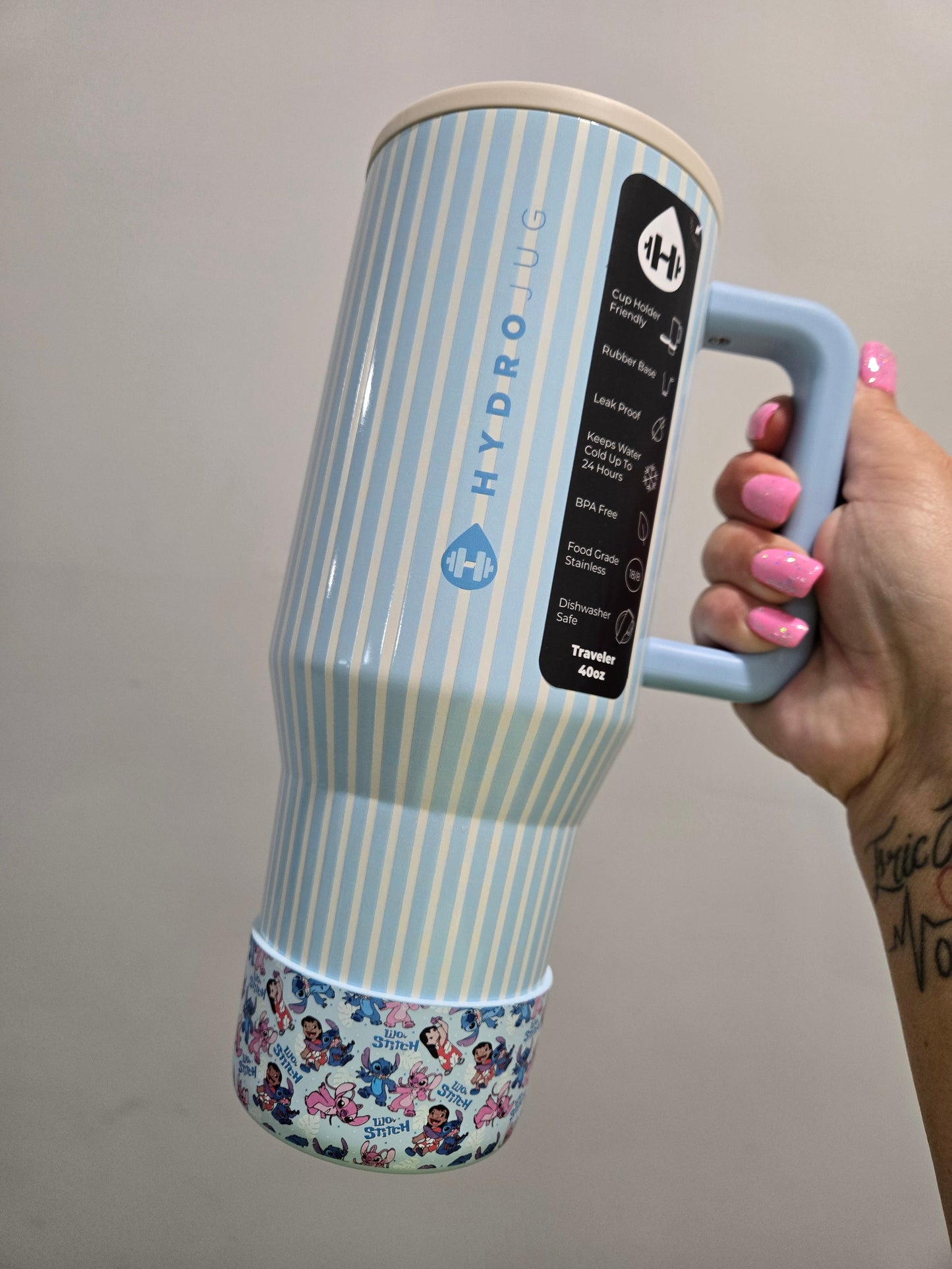 Lilo&Stitch Silicone Boot Bumper sleeve for Tumblers