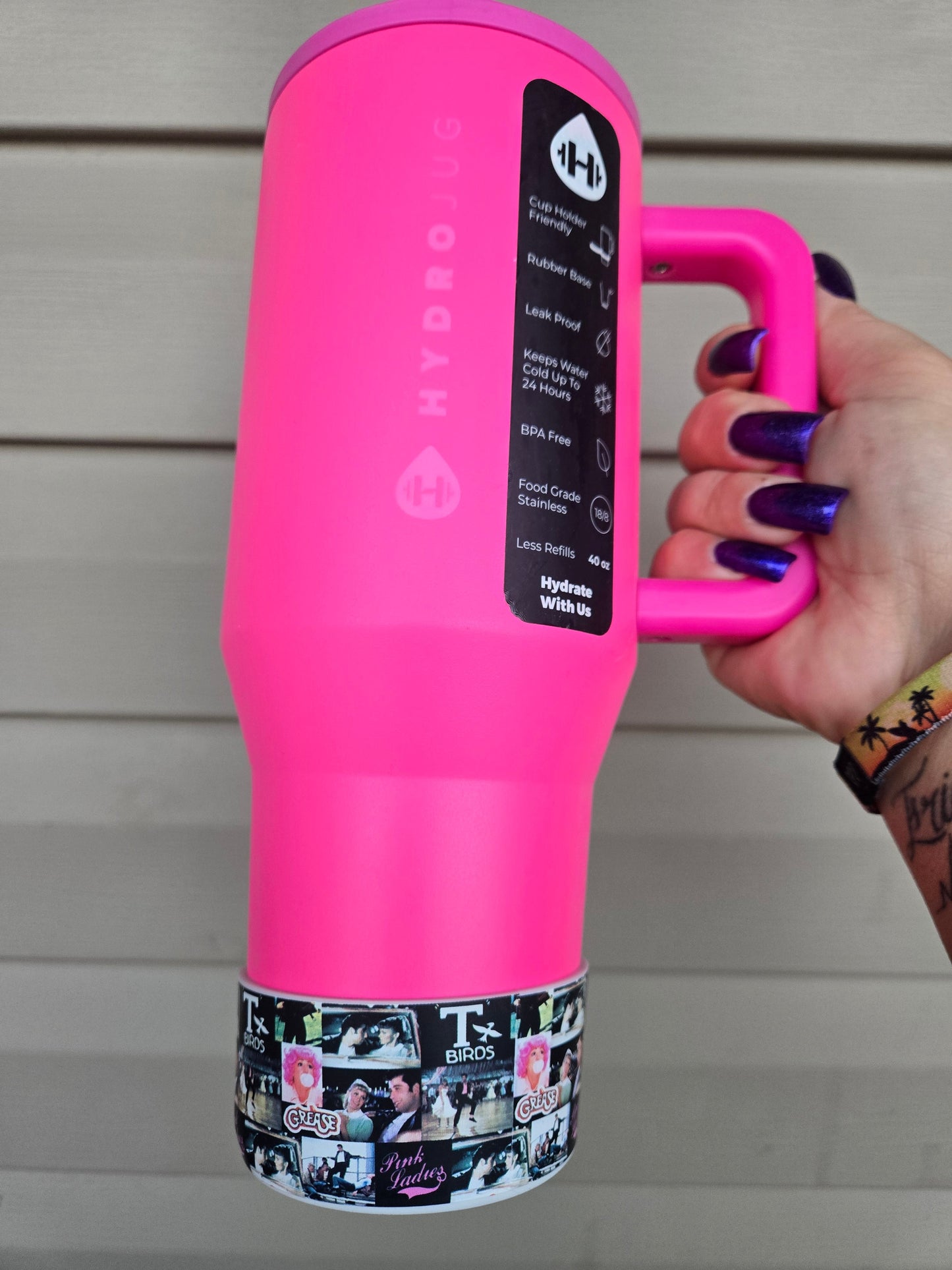 Grease Silicone Boot Bumper Sleeve for Tumblers