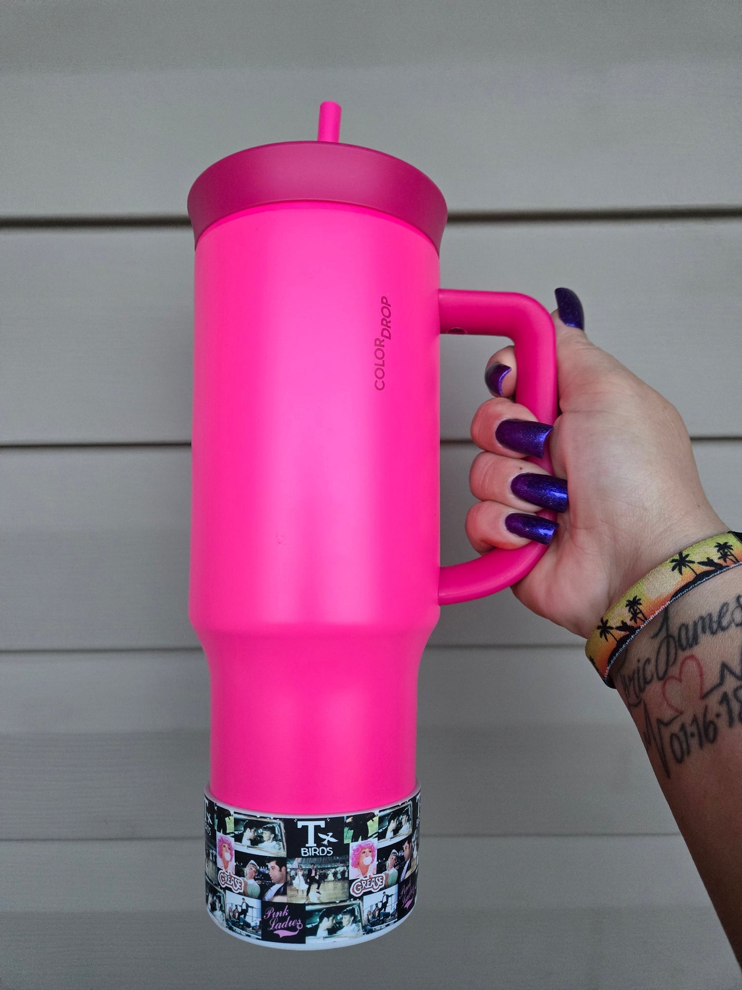 Grease Silicone Boot Bumper Sleeve for Tumblers