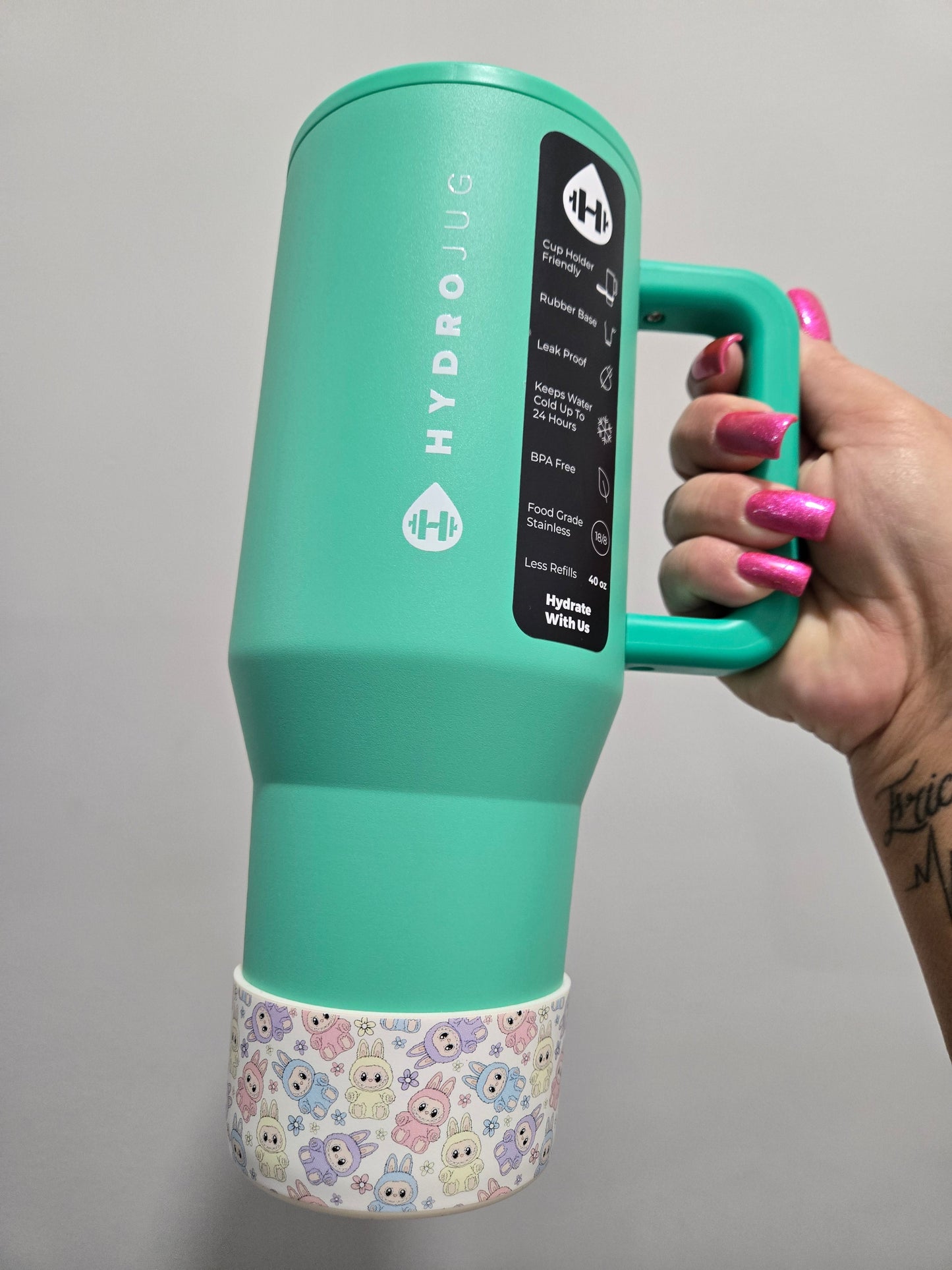 Labubu Silicone Boot Bumper Sleeve for Tumblers