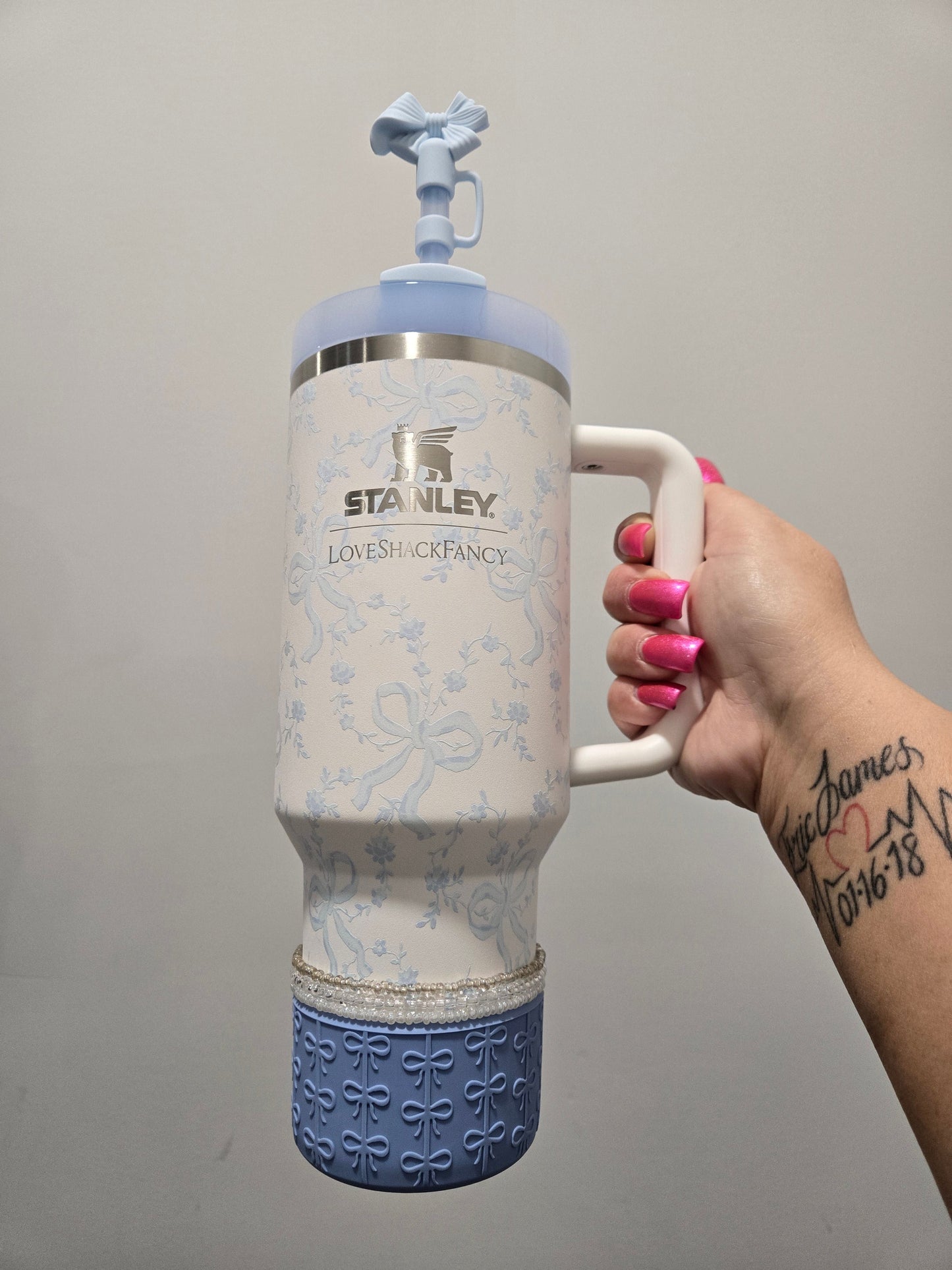 SkyBlue Coquette Boot Bumper Sleeve