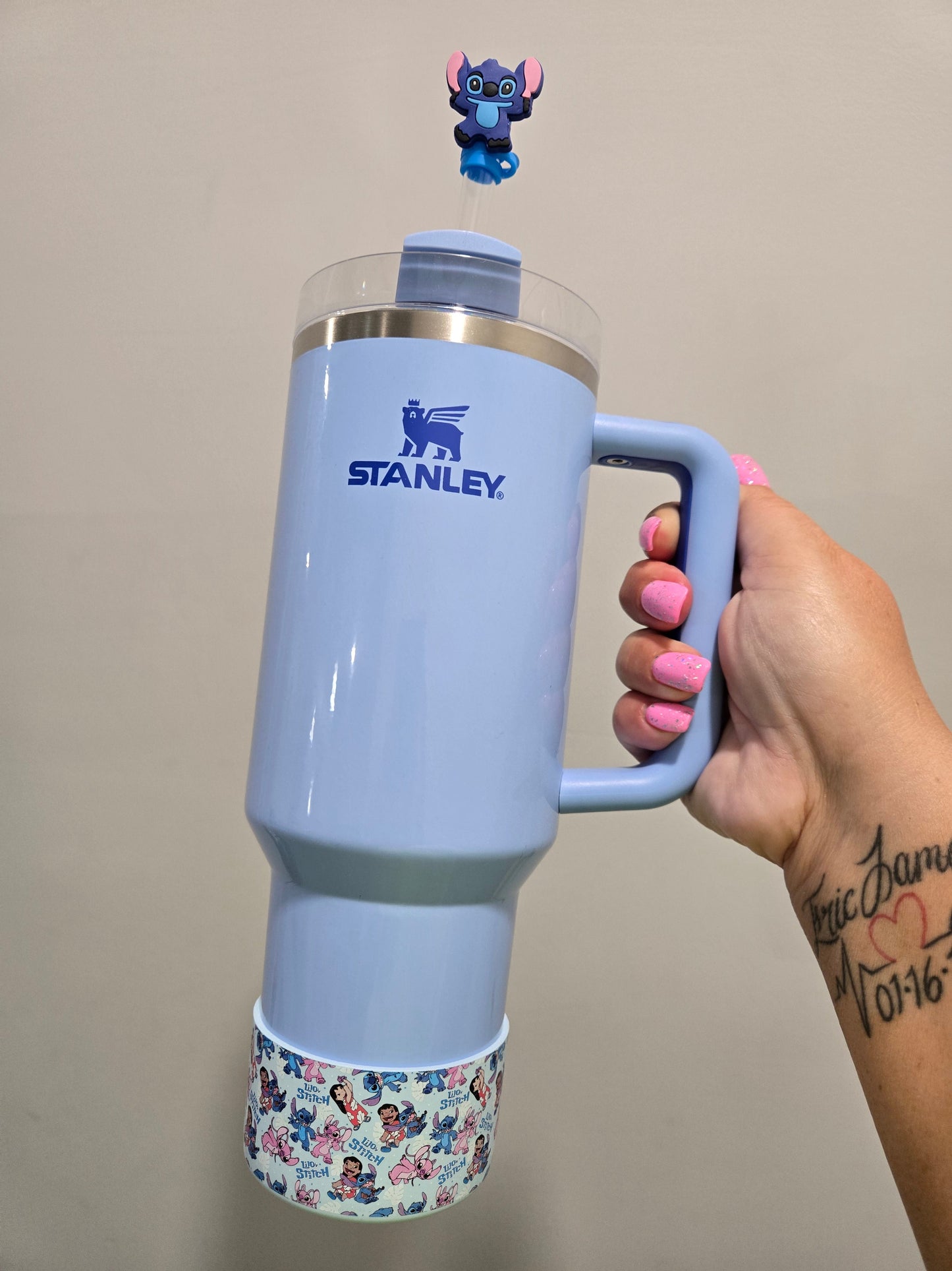 Lilo&Stitch Silicone Boot Bumper sleeve for Tumblers