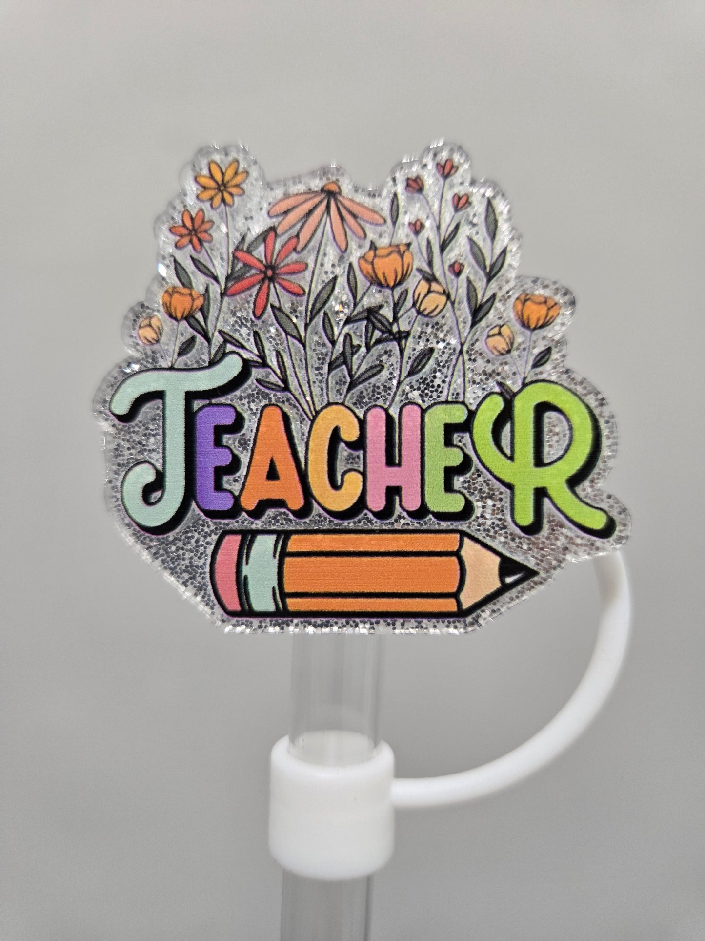 10MM Acrylic Teacher Strawtopper