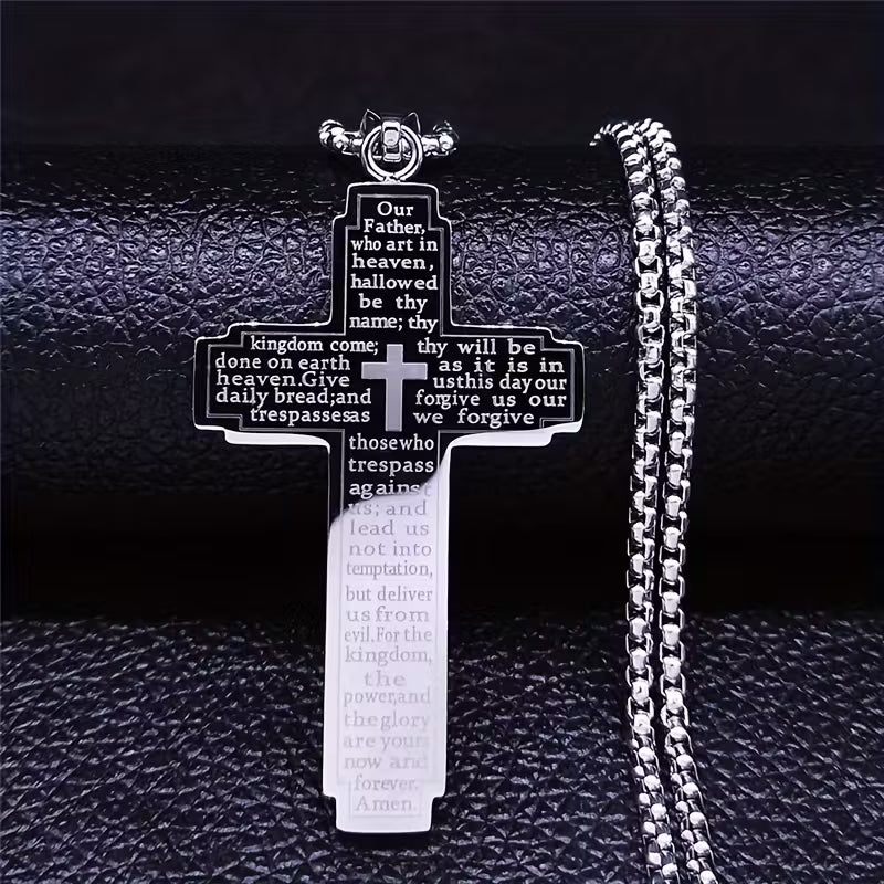 Prayer Cross Necklace